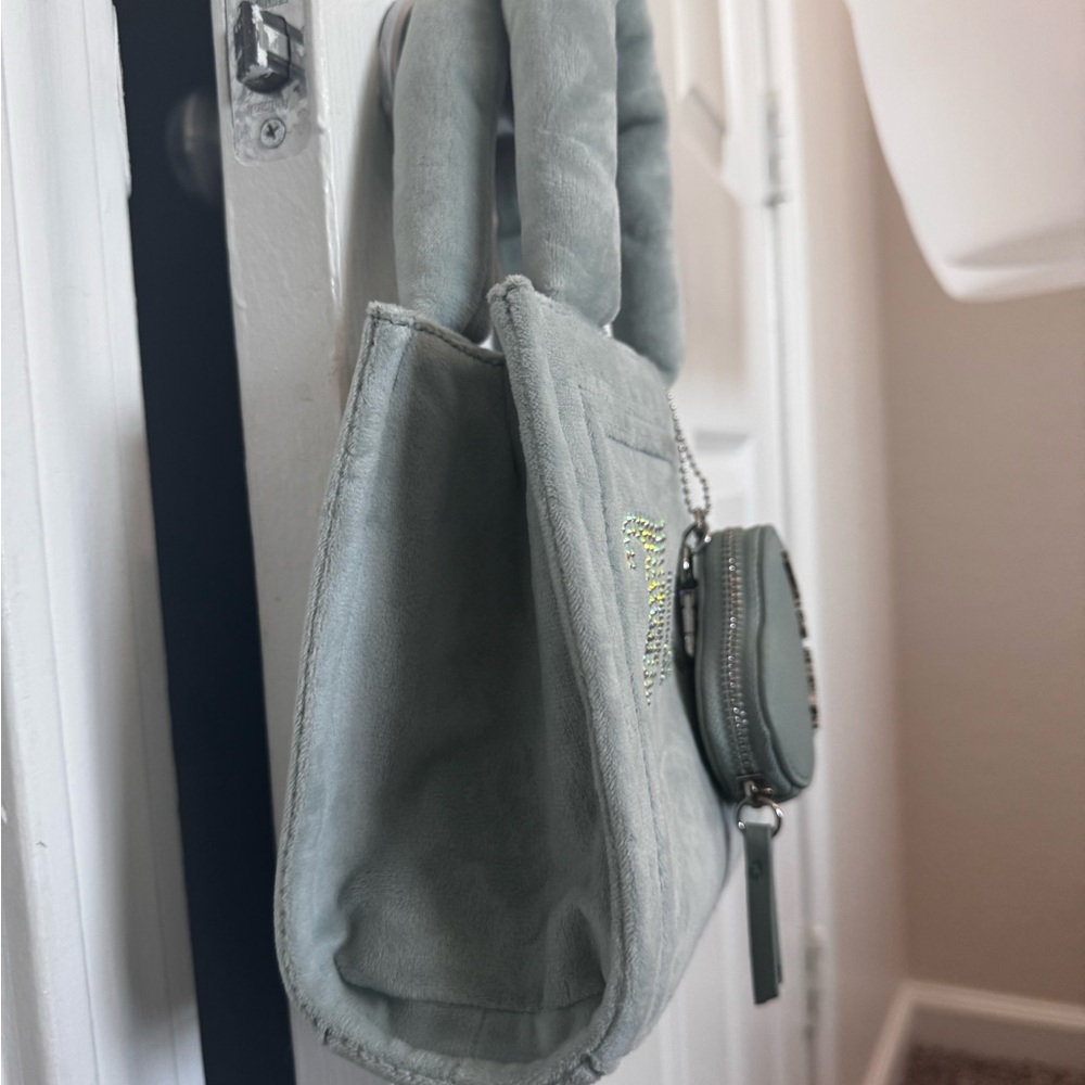 Juicy Couture Olive Mini Bag with Heart Pouch - Picture 3 of 5